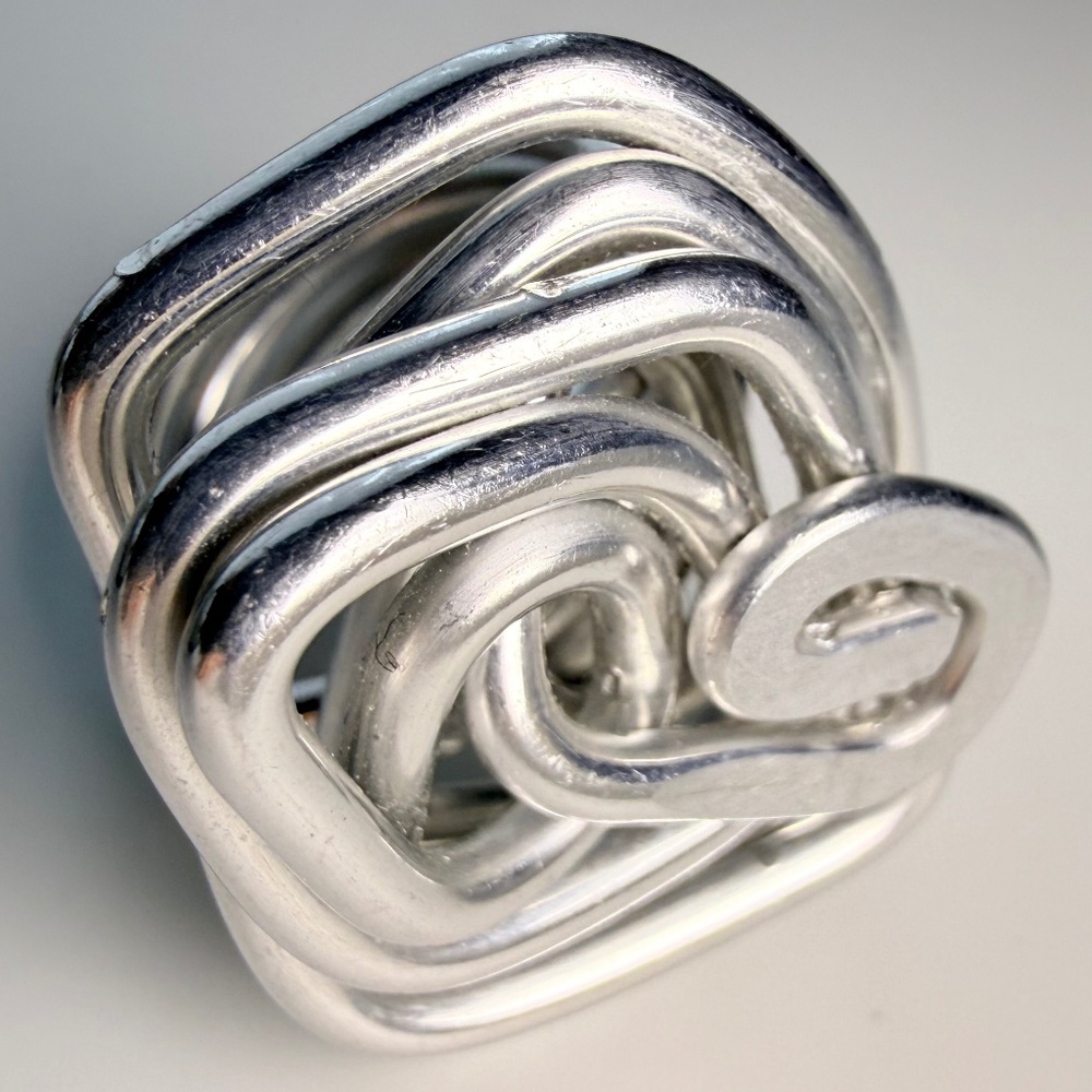 Twisted Aluminum Ring - Picture 2 of 7
